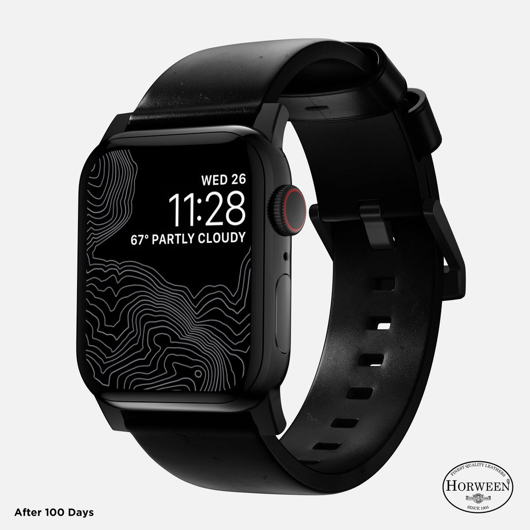Modern Band - 46mm/49mm - Black Hardware | Black | Horween - Image 2