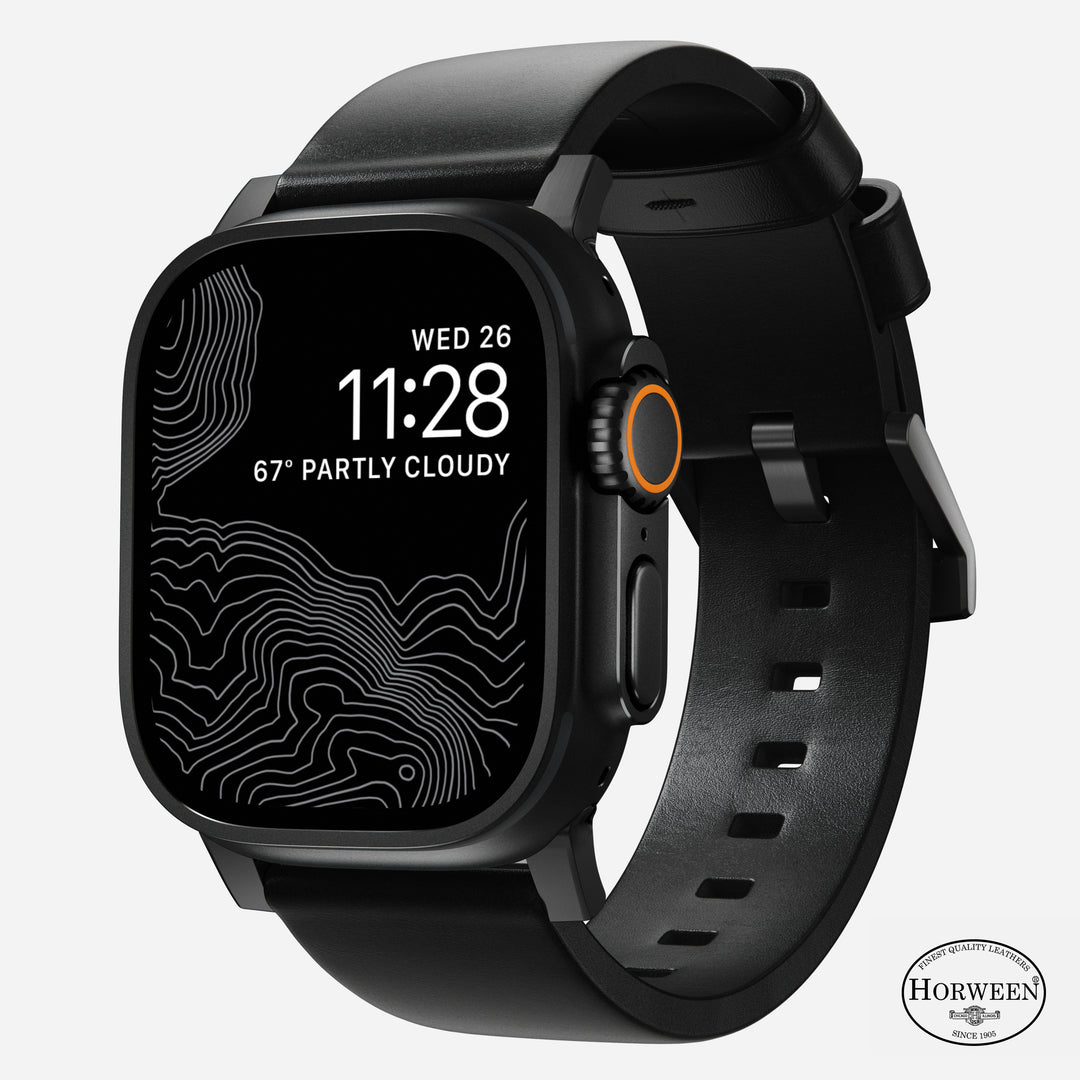 Modern Band - 46mm/49mm - Black Hardware | Black | Horween