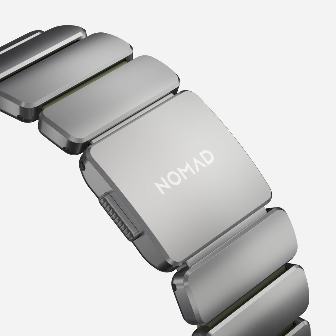 Stratos Band - 49mm | Natural Titanium | Forest FKM - Image 8