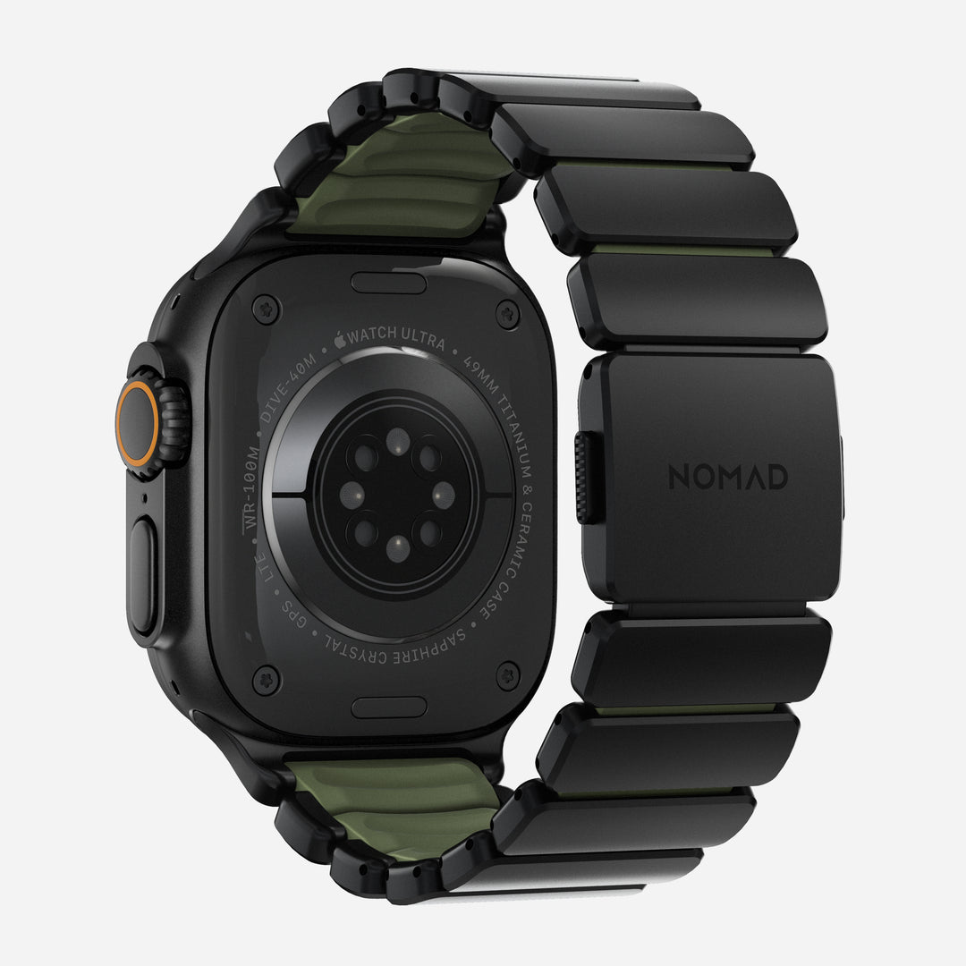Stratos Band - 49mm | Black Titanium | Forest FKM - Image 4