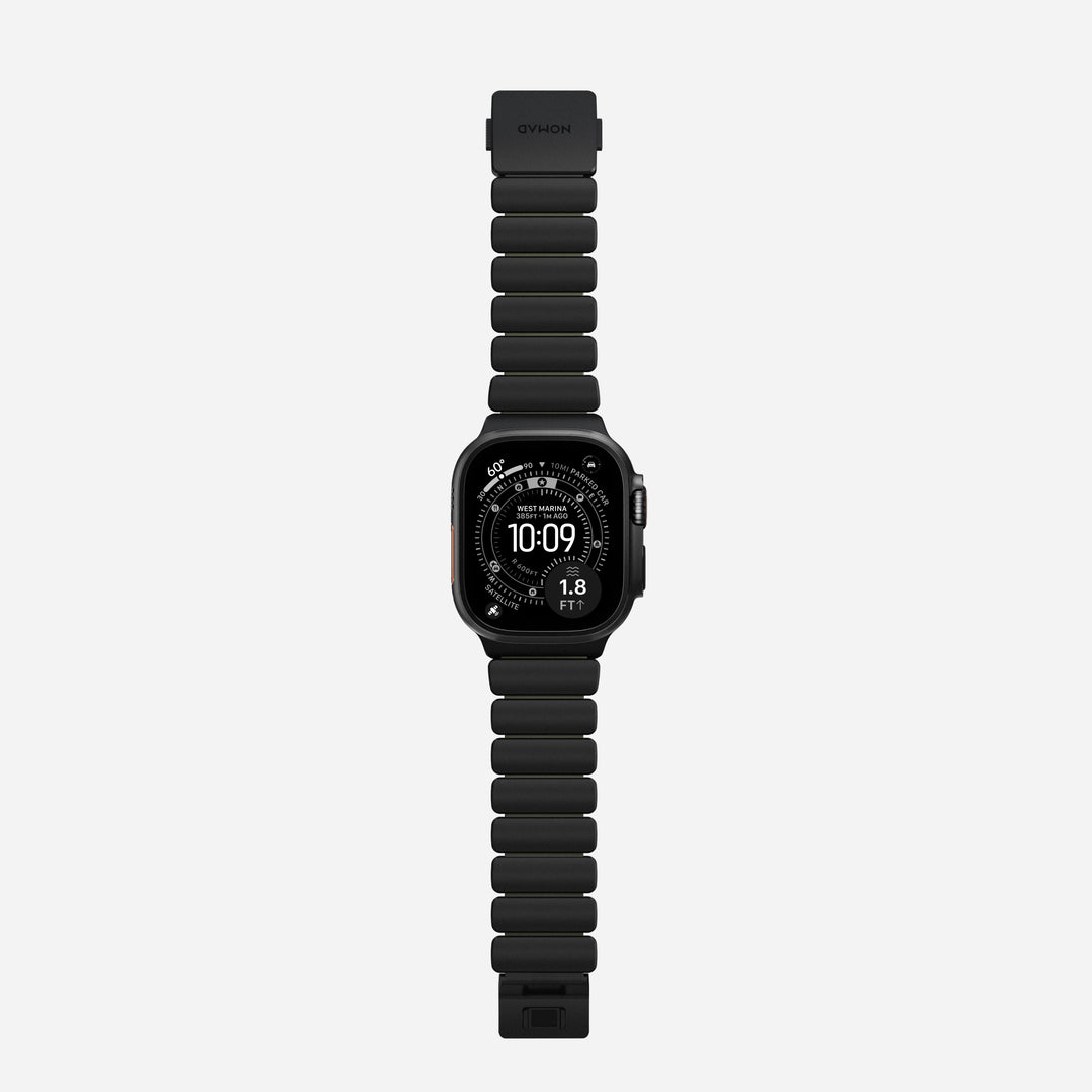 Stratos Band - 49mm | Black Titanium | Forest FKM - Image 10