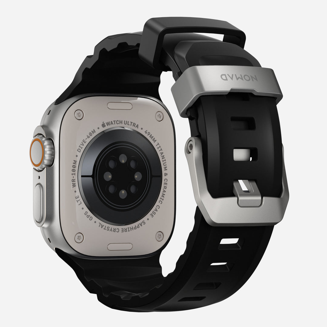 Rocky Point Band - 46mm/49mm | Carbon Black | Natural Hardware - Image 2