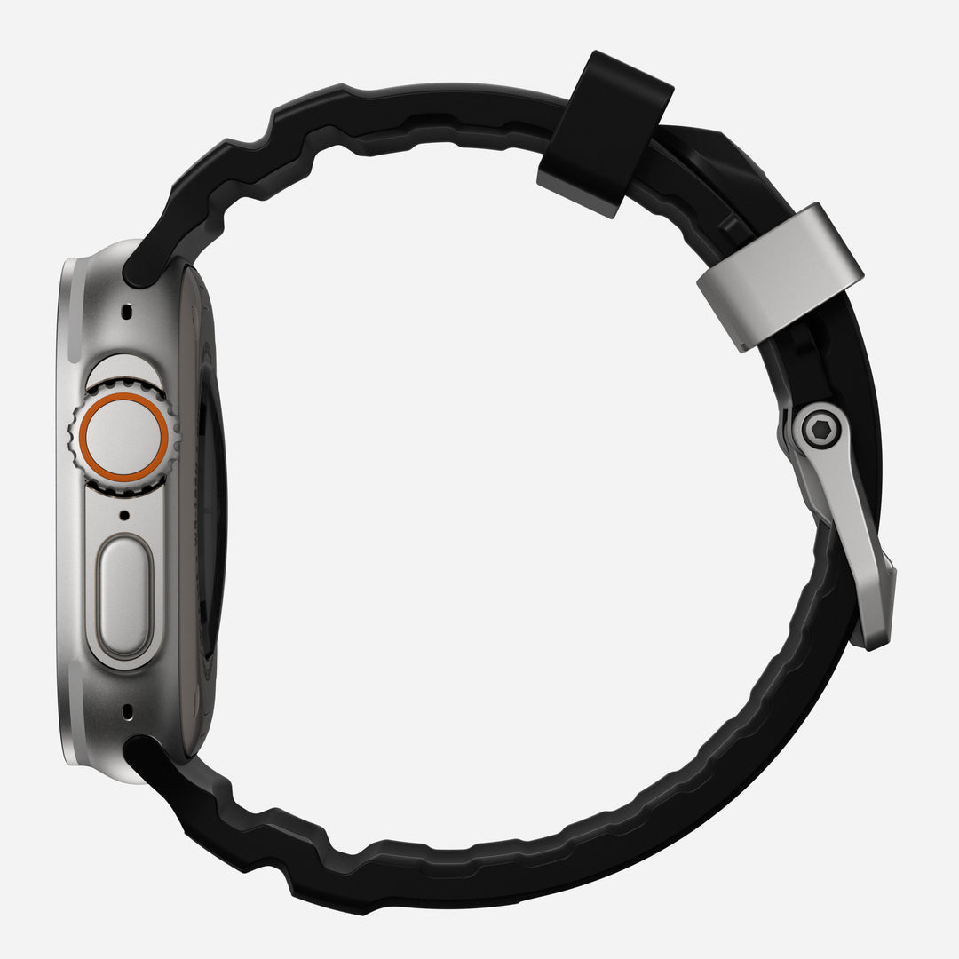 Rocky Point Band - 46mm/49mm | Carbon Black | Natural Hardware - Image 3