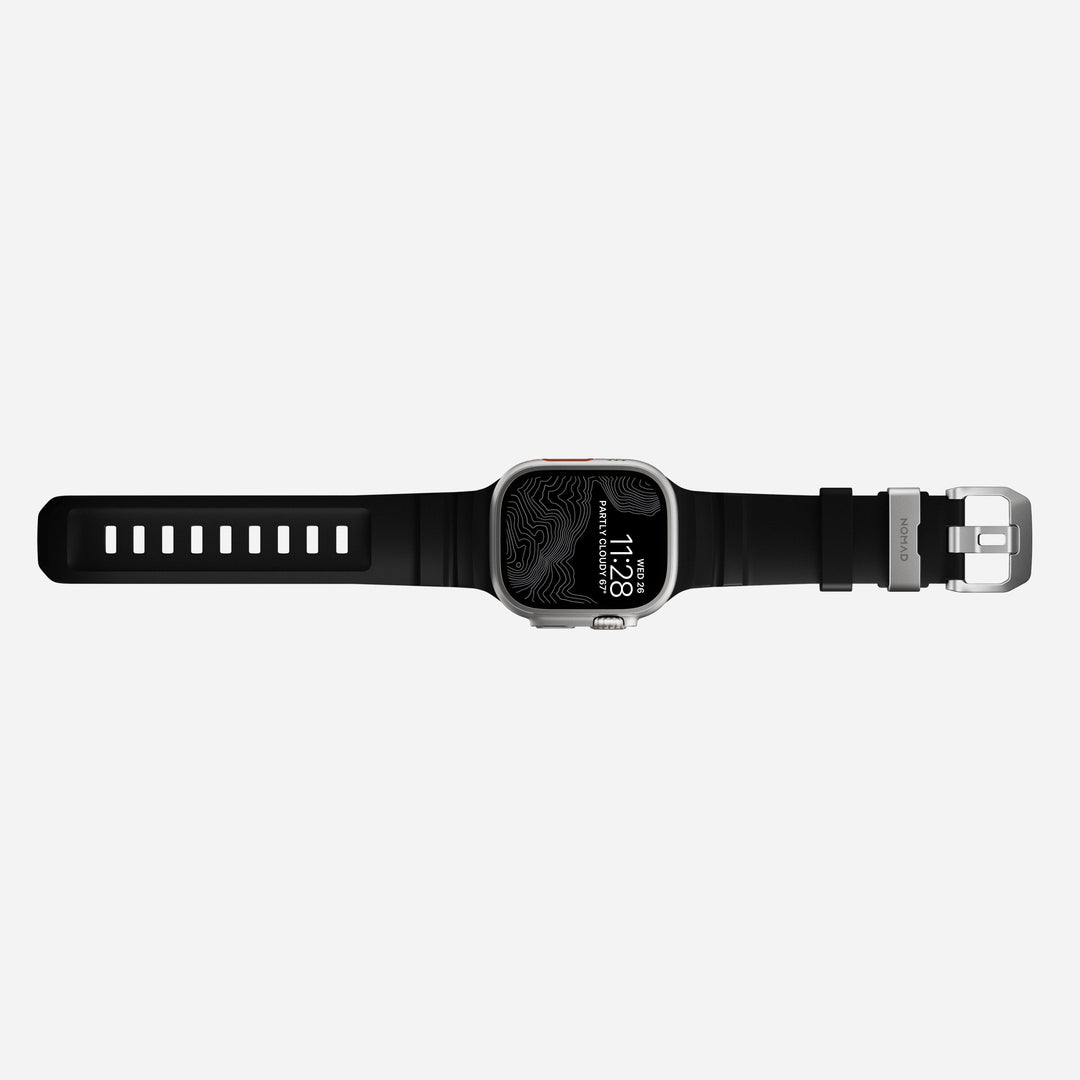 Rocky Point Band - 46mm/49mm | Carbon Black | Natural Hardware - Image 7