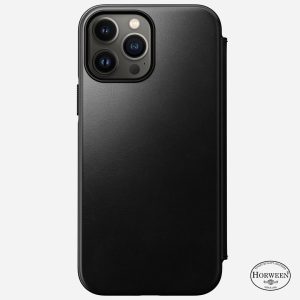 Modern Leather Folio - iPhone 13 Pro Max | Black | Horween®