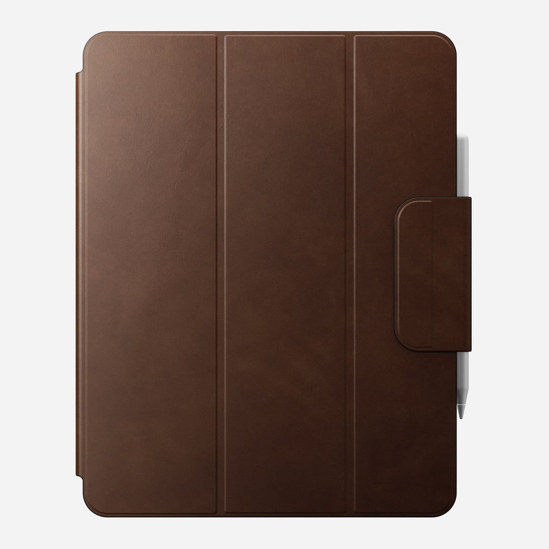 Brown Leather Folio for iPad Pro 12.9 | Magnetic - Image 2