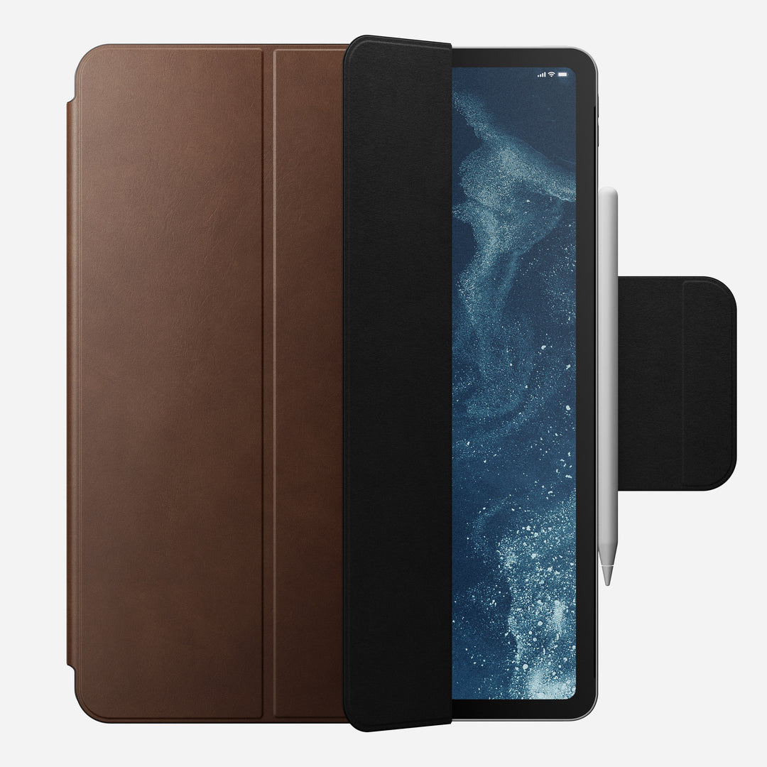 Brown Leather Folio for iPad Pro 12.9 | Magnetic - Image 5