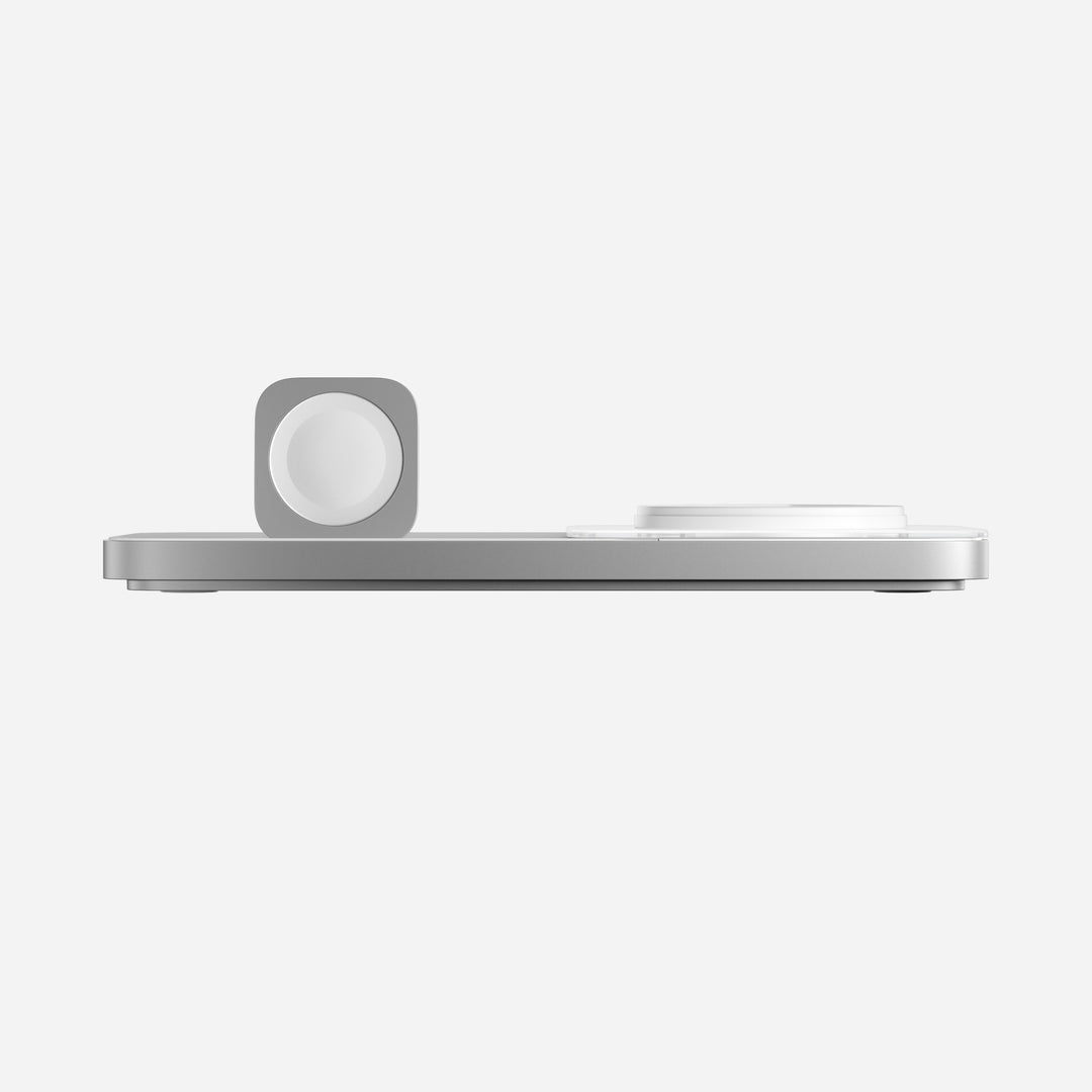 Base One Max - MagSafe Charger - Silver - 3-in-1 Charging Stand - Image 6
