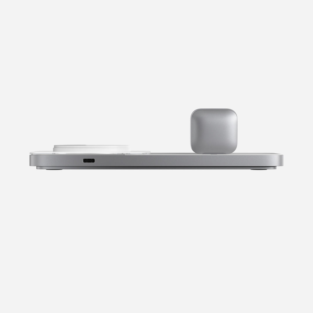 Base One Max - MagSafe Charger - Silver - 3-in-1 Charging Stand - Image 7