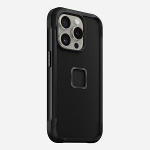 NOMAD® Rugged Case for iPhone 15 Pro - Peak Design Collab | Black
