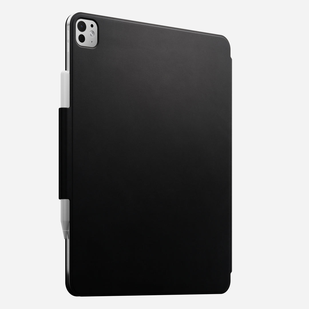Leather Folio - M4 & M5 iPad 13 inch | Black | Camino Leather | Apple Pencil