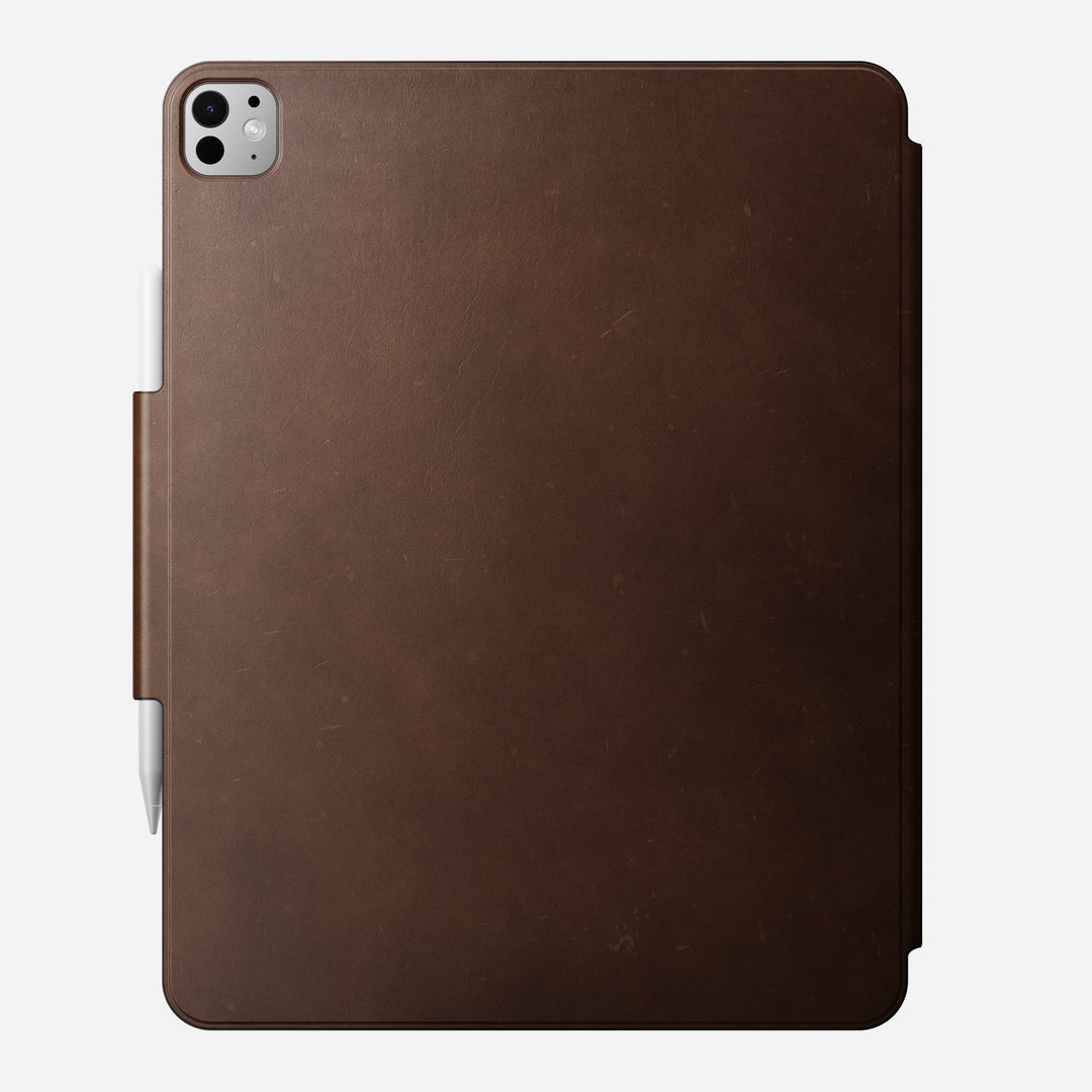 Leather Folio - M4 & M5 iPad 13 inch | Brown | Camino Leather | Apple Pencil - Image 8