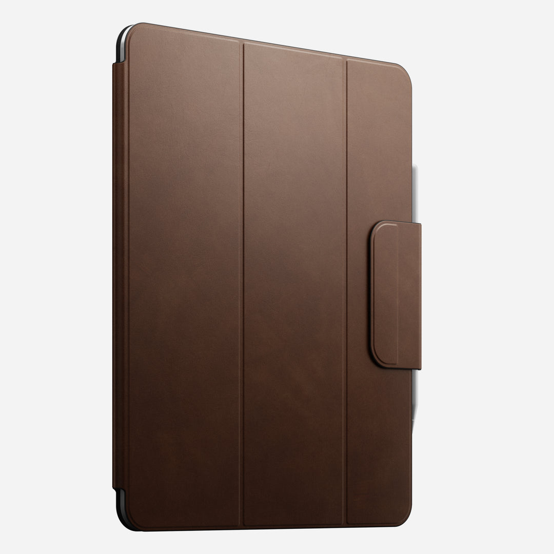 Leather Folio - M4 & M5 iPad 13 inch | Brown | Camino Leather | Apple Pencil - Image 4