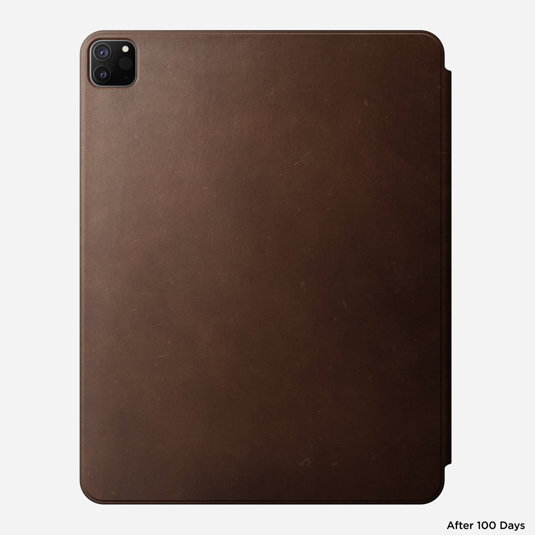Leather Folio - iPad Pro 12.9 (6th Gen) | Brown | Nomad Leather | Magnetic - Image 8