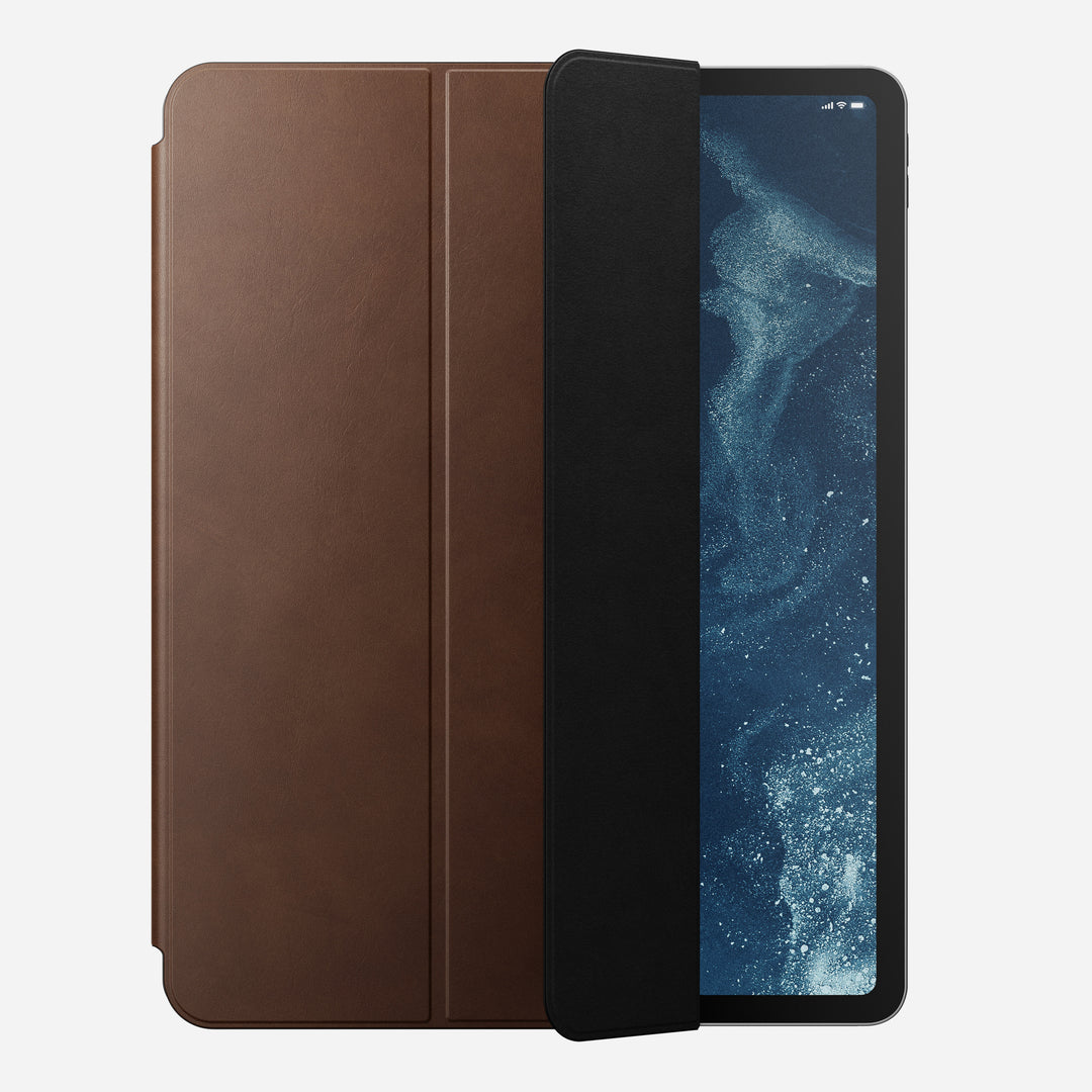 Leather Folio - iPad Pro 12.9 (6th Gen) | Brown | Nomad Leather | Magnetic - Image 5