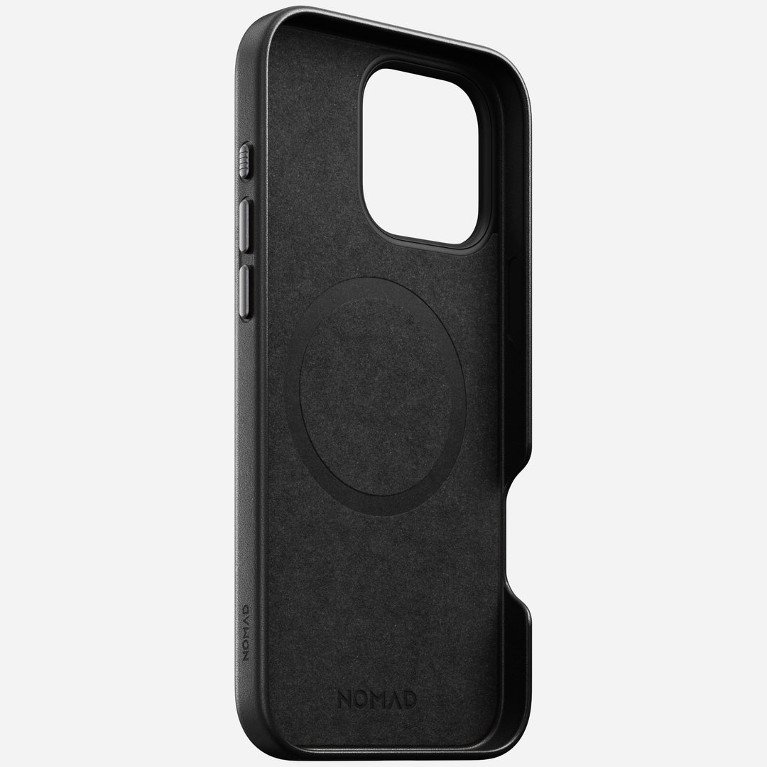 Traditional Leather Case - iPhone 16 Pro Max | Black | Nomad Leather - Image 6