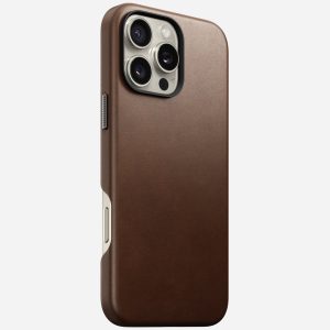Traditional Leather Case - iPhone 16 Pro Max | Brown | Nomad Leather
