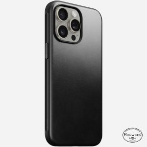 Modern Leather Case - iPhone 15 Pro Max | Black | Horween®