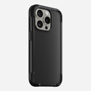 Rugged Case for iPhone 15 Pro - Stylish Black Protection with Durability NOMAD®