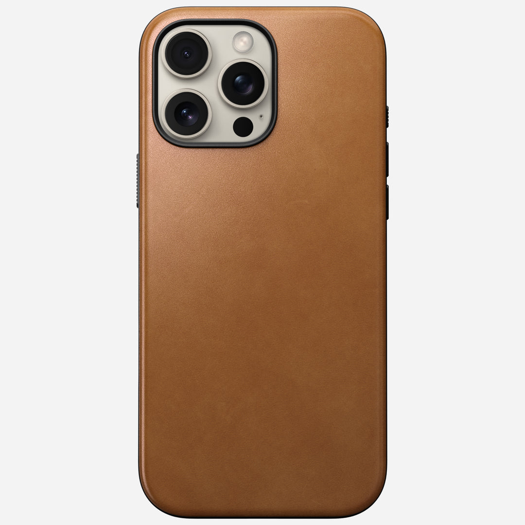 Modern Leather Case - iPhone 16 Pro Max | English Tan-C | Nomad Leather - Image 4