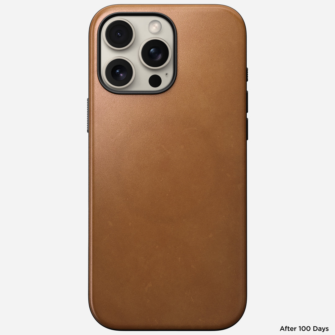 Modern Leather Case - iPhone 16 Pro Max | English Tan-C | Nomad Leather - Image 2