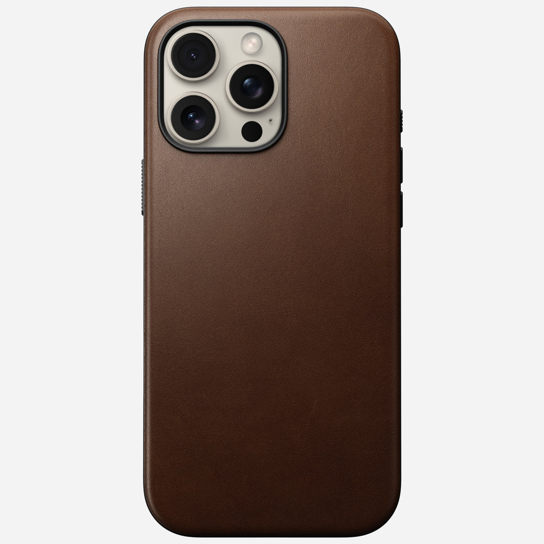 Modern Leather Case - iPhone 16 Pro Max | Brown | Nomad Leather - Image 4