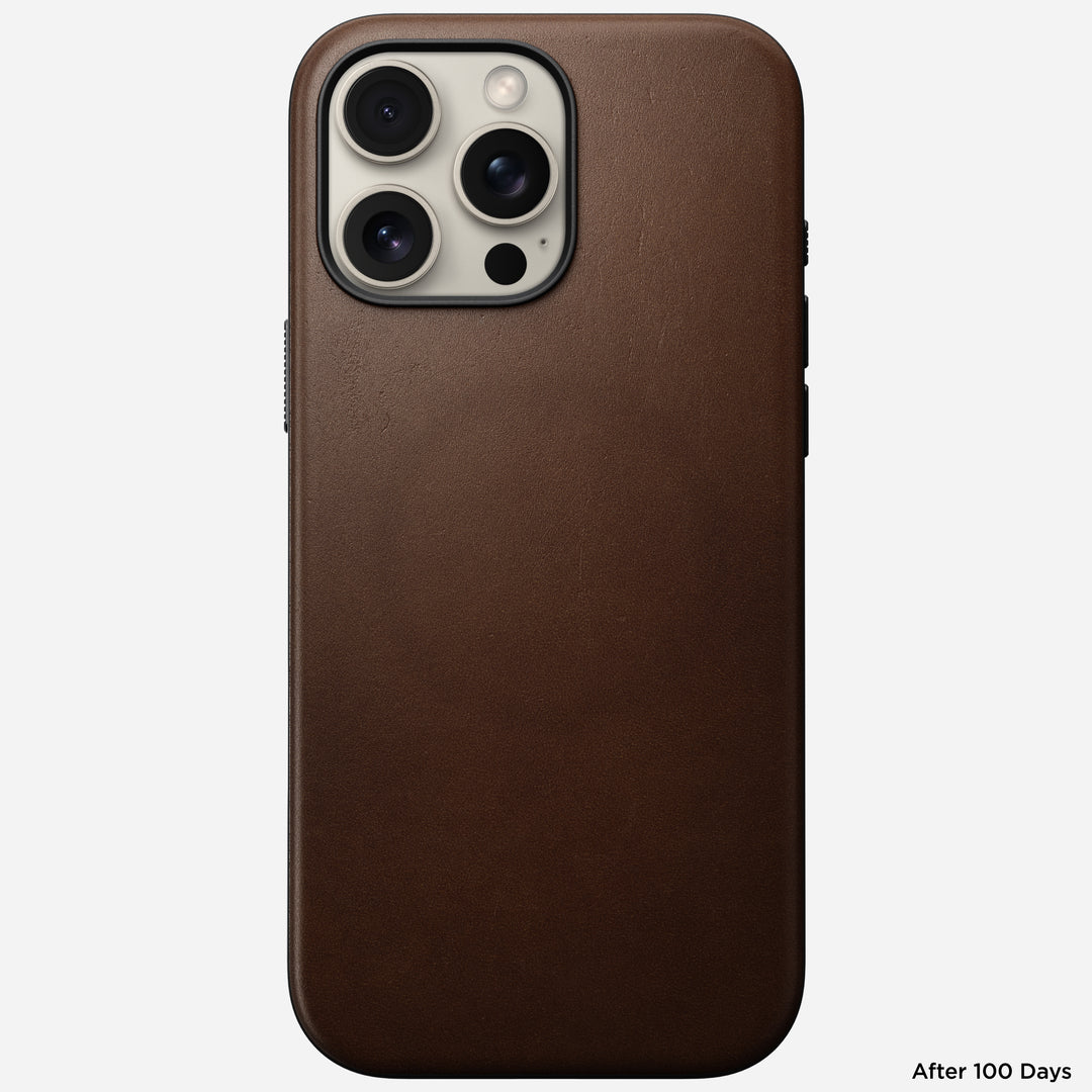 Modern Leather Case - iPhone 16 Pro Max | Brown | Nomad Leather - Image 2