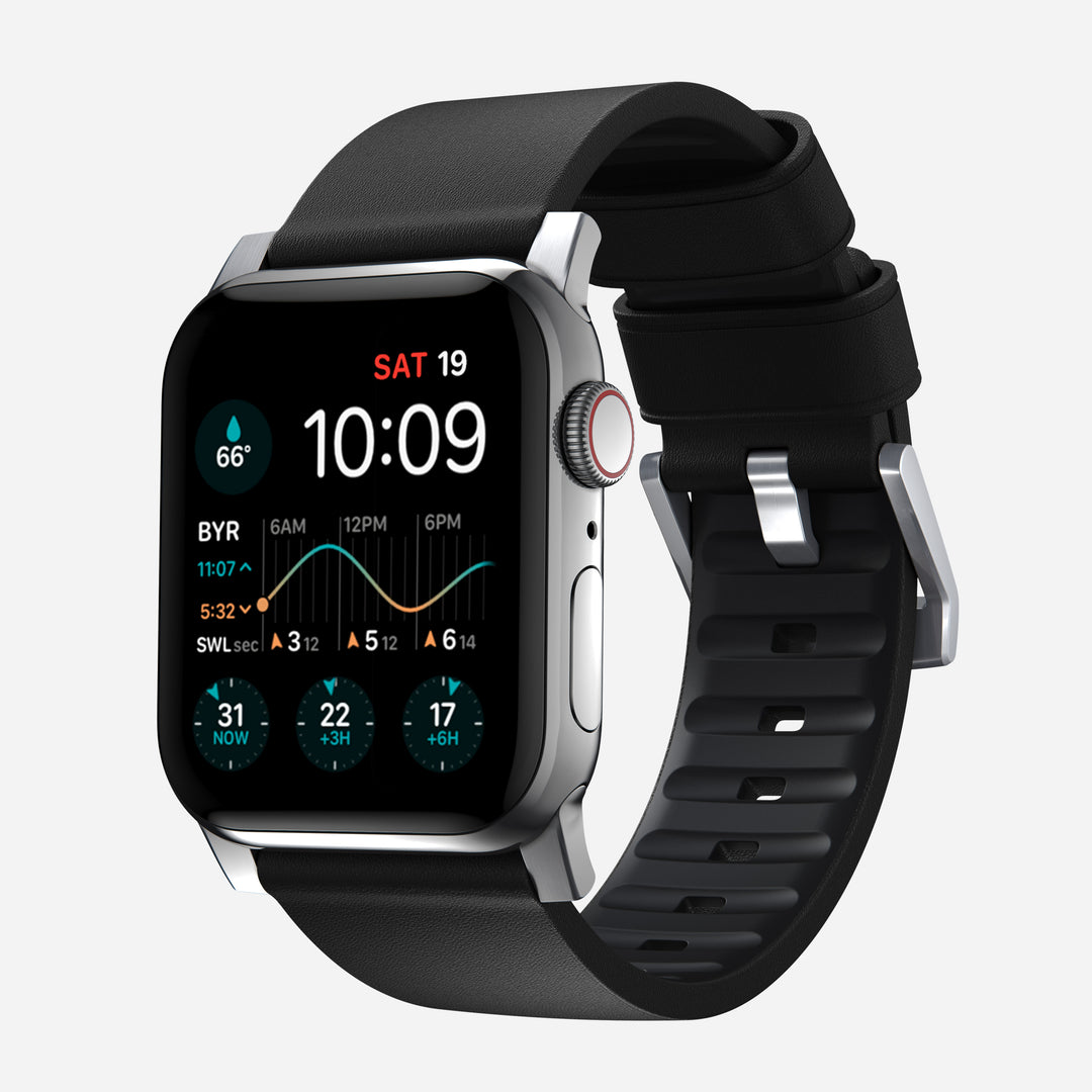 Active Band Pro 45mm - Silver Hardware - Waterproof Leather - Image 3