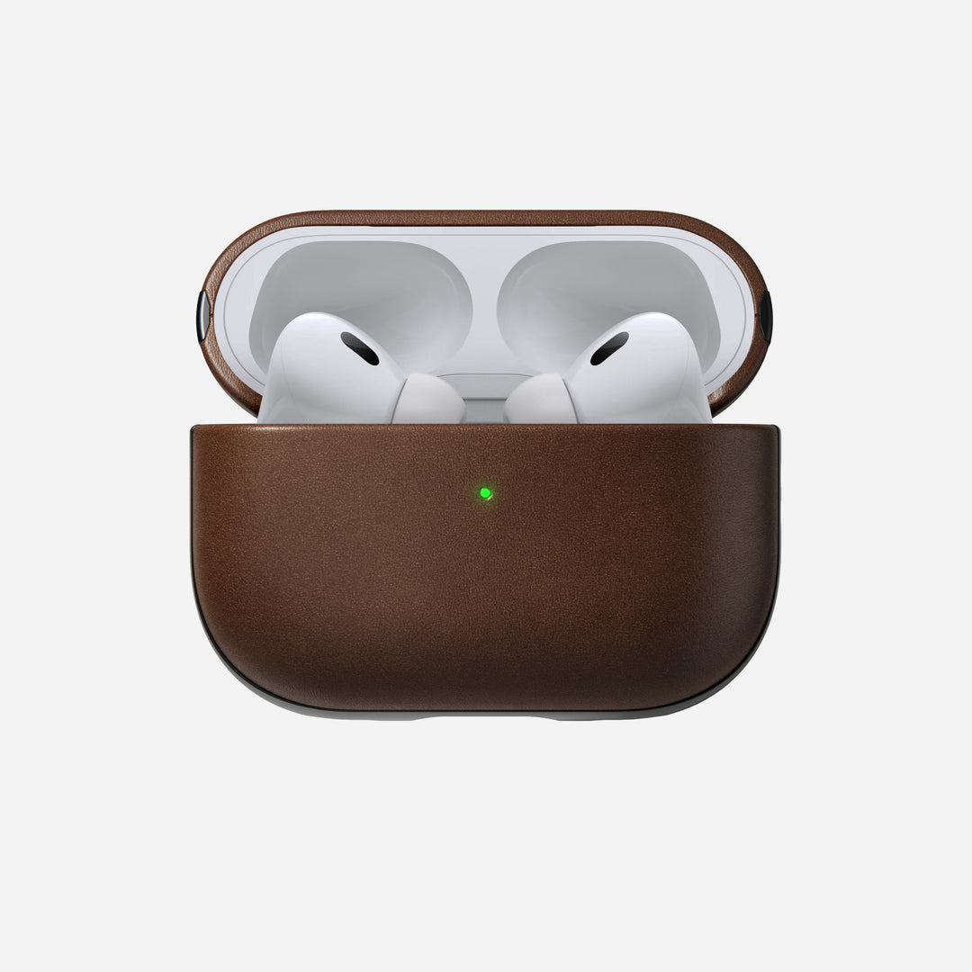 Modern Leather Case - AirPods Pro (2nd Gen) | Brown | Nomad Leather
