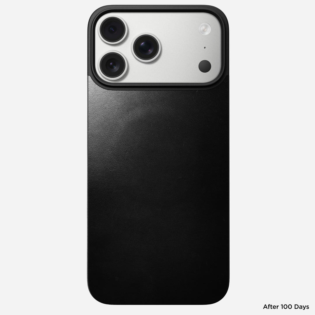 Magnetic Leather Back - iPhone 17 Pro Max | Black | Horween | MagSafe - Image 3