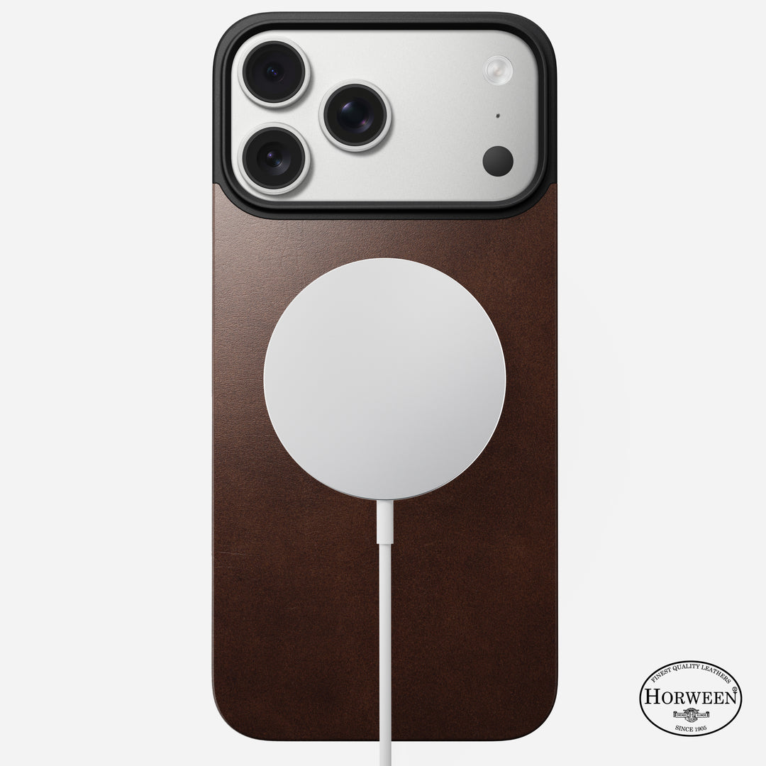 Magnetic Leather Back - iPhone 17 Pro Max | Rustic Brown | Horween | MagSafe - Image 2