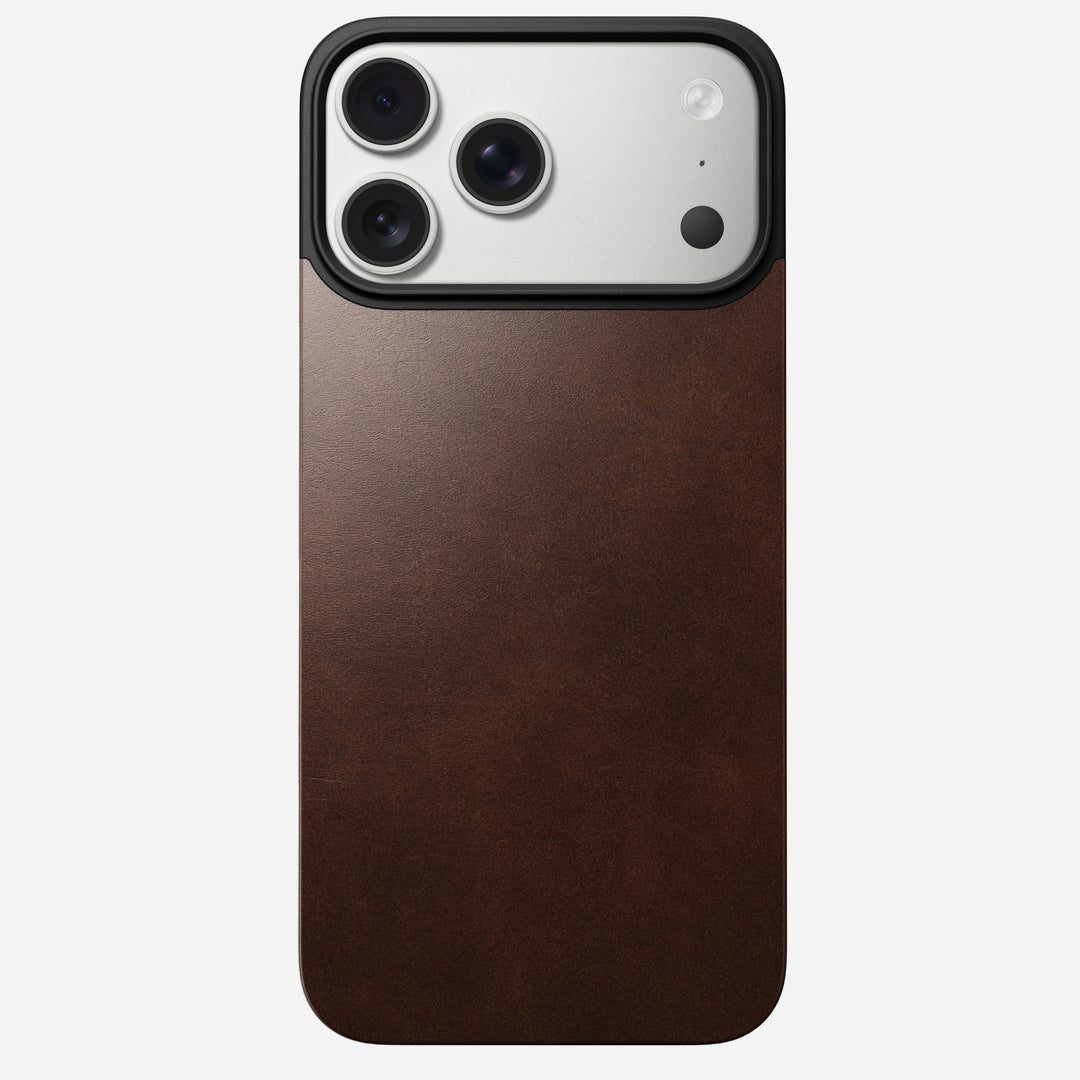 Magnetic Leather Back - iPhone 17 Pro Max | Rustic Brown | Horween | MagSafe - Image 5