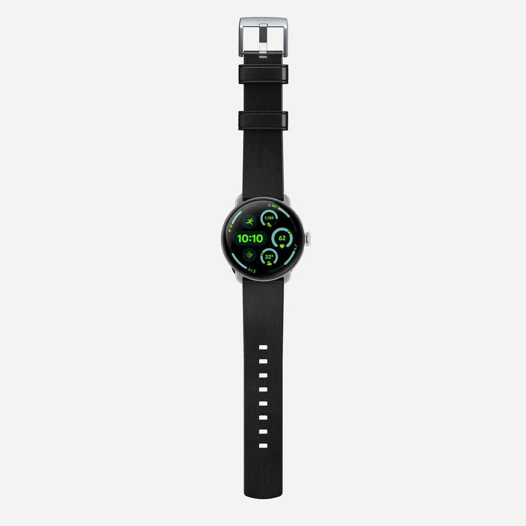 Active Band Pro - Pixel Watch | 45mm | Silver Hardware | Horween Black - Image 7