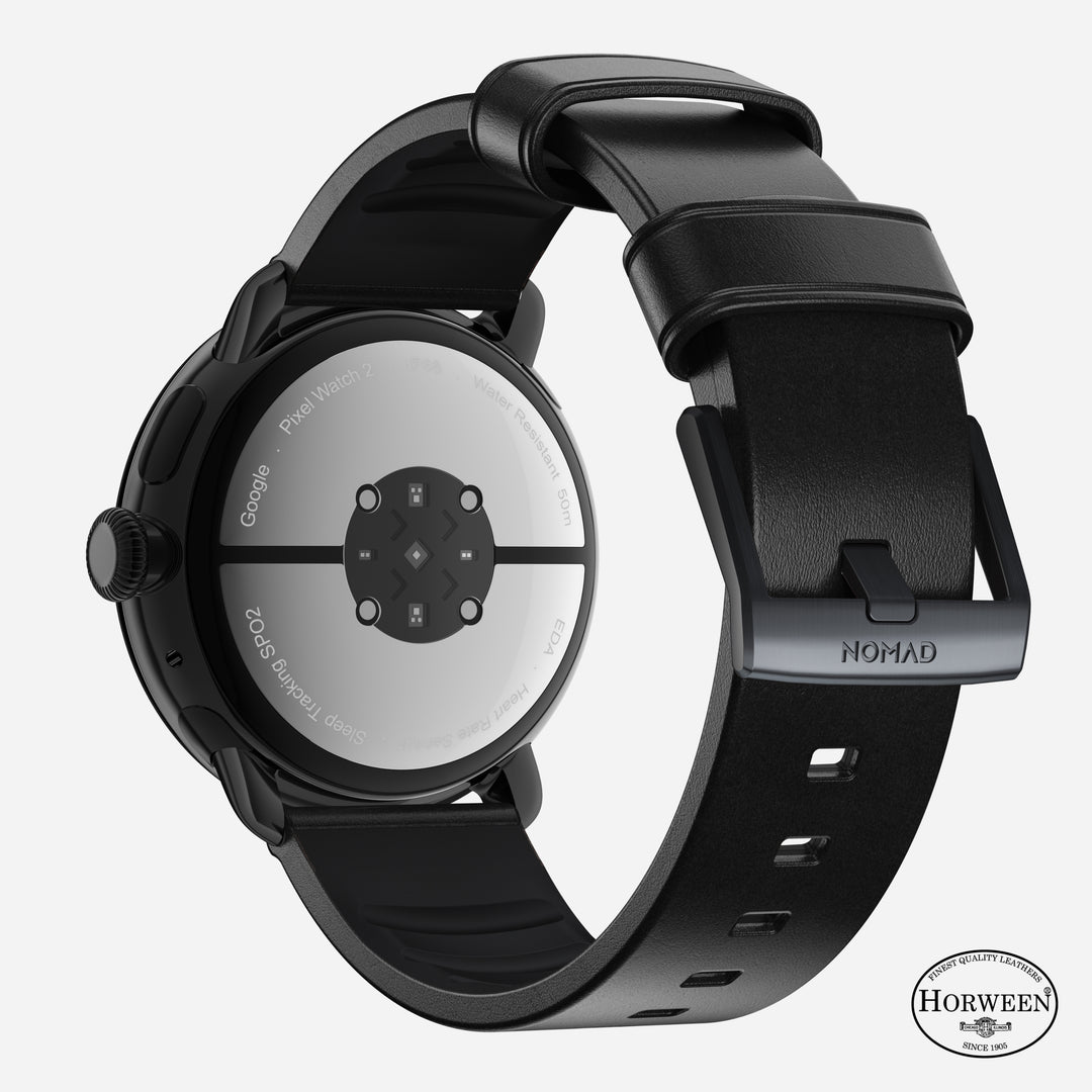 Active Band Pro - Pixel Watch | 45mm | Silver Hardware | Horween Black - Image 2