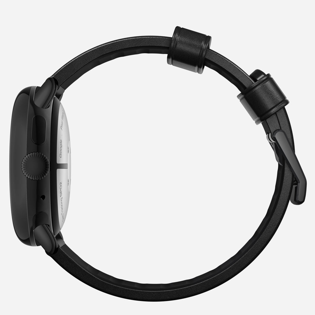 Active Band Pro - Pixel Watch | 45mm | Silver Hardware | Horween Black - Image 4