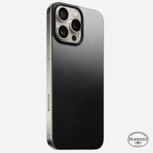 Magnetic Leather Back- iPhone 16 Pro Max | Black | Horween | MagSafe