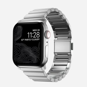 Steel Band - 46mm/49mm | Silver Hardware